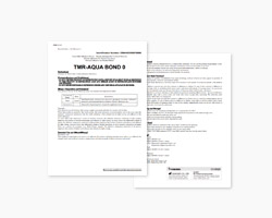 TMR-AQUA BOND0 Instructions for Use